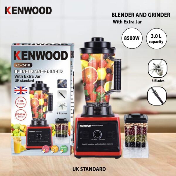 Silver Crest 9000W Multifunction Blender with 2L Jug & Grinder Attachment - Image 3