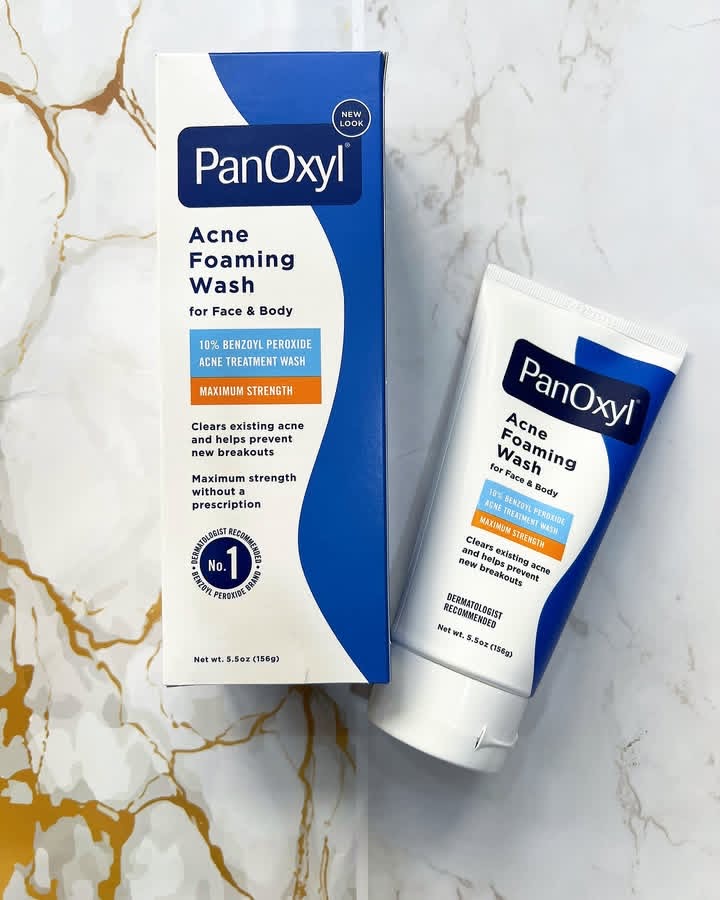 PanOxyl 10% Benzoyl Peroxide Acne Foaming Wash – Face & Body