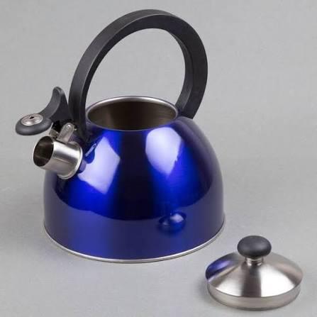 Stainless Steel Whistling Kettle 4L with Heat-Resistant Handle - Image 2