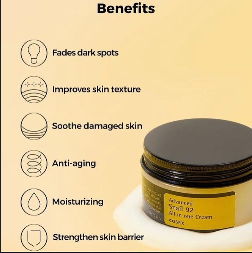 COSRX Advanced Snail 92 All-in-One Cream - Image 2