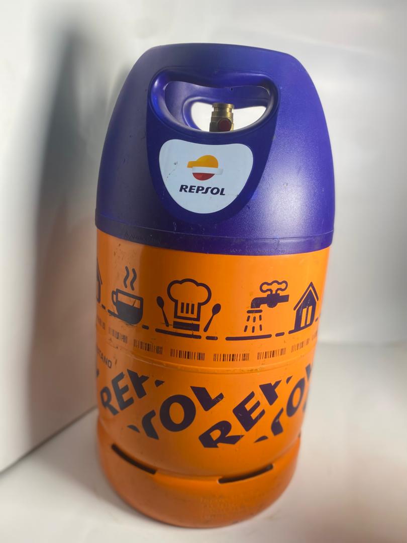Repsol 12.5kg Refillable Gas Cylinder with Brass Valve