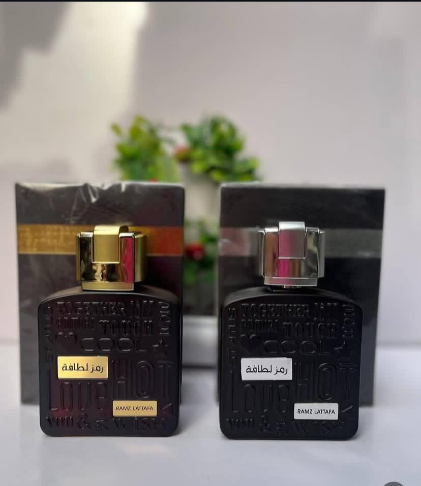 Ramz Lattafa Gold & Silver Unisex Fragrance Duo
