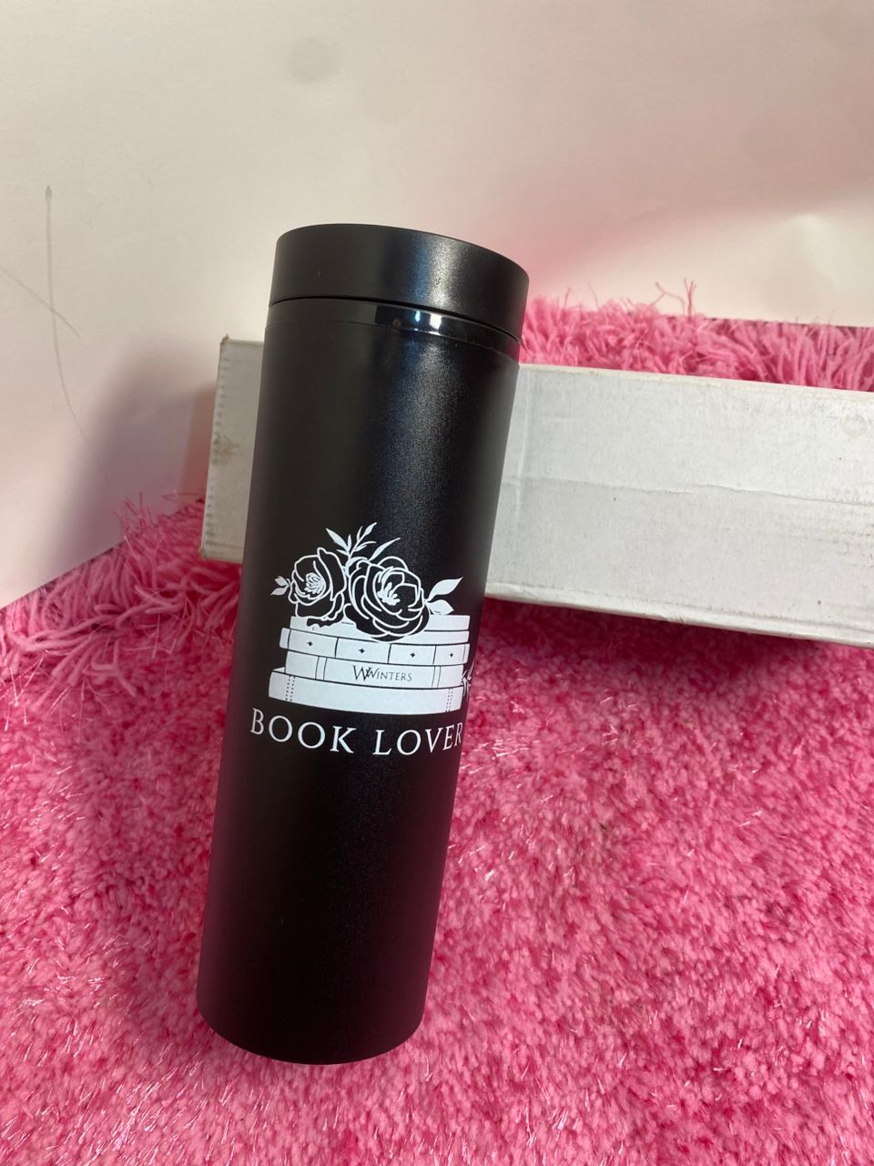 Stainless Steel Vacuum Insulated Flask – Book Lover Design