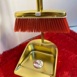 Golden Stainless Broom and Dustpan