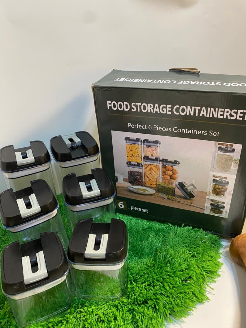 6-Piece Airtight Food Storage Container Set with Flip-Lock Lids - Image 3