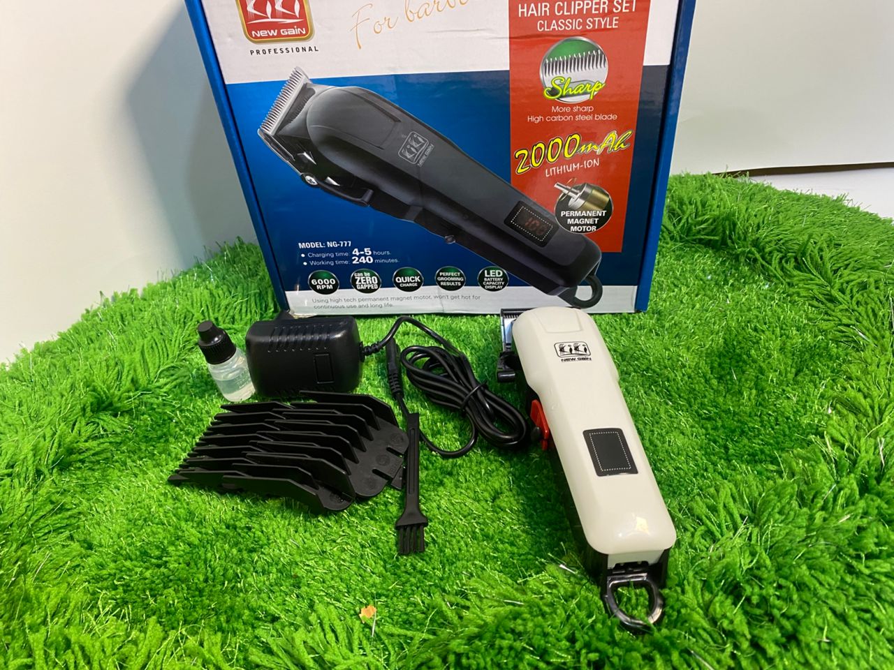 KIKI New Gain Professional Cordless Hair Clipper NG-777 with LED Display - Image 2