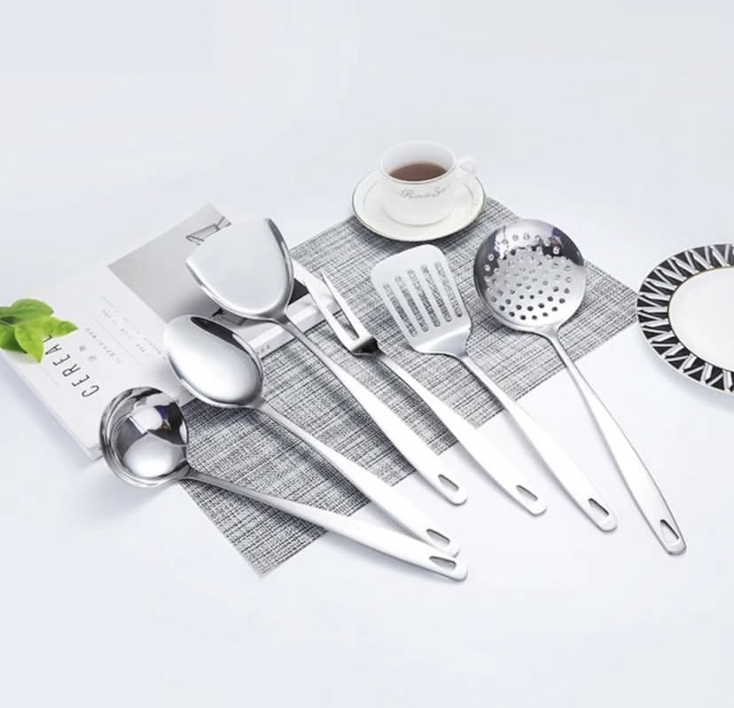 Premium Stainless Steel Kitchen Utensil Set with Stand