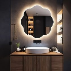 LED Light Round Decor Mirror