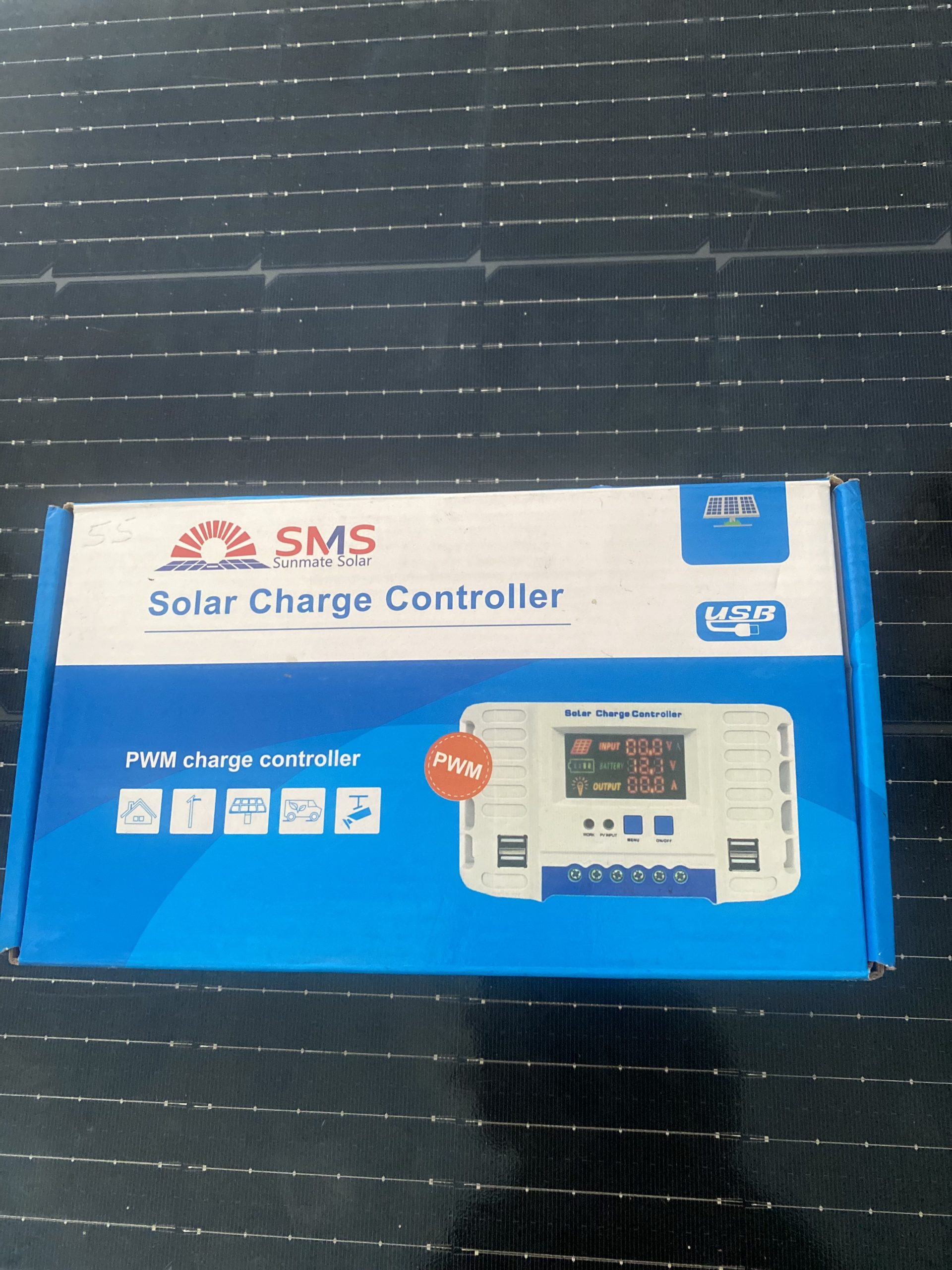 SMS 60A PWM Solar Charge Controller 12V/24V - Image 2