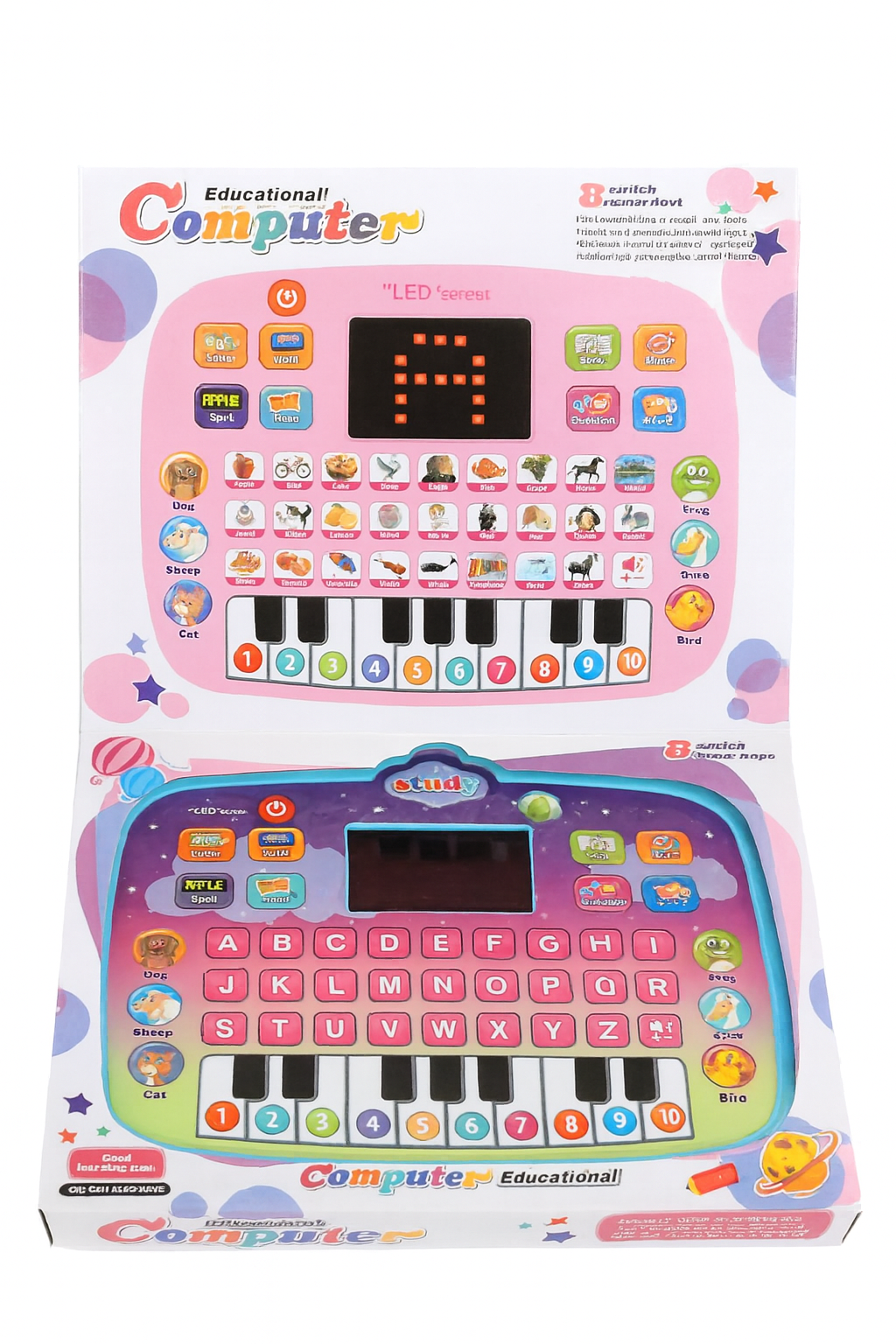 Educational Learning Laptop Computer – Multi-Mode Kids Tablet with LED Display - Image 2