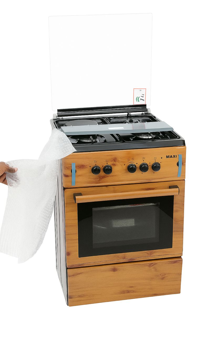 60cm Wooden Gas Cooker with Oven - 5 Burner Range - Image 3
