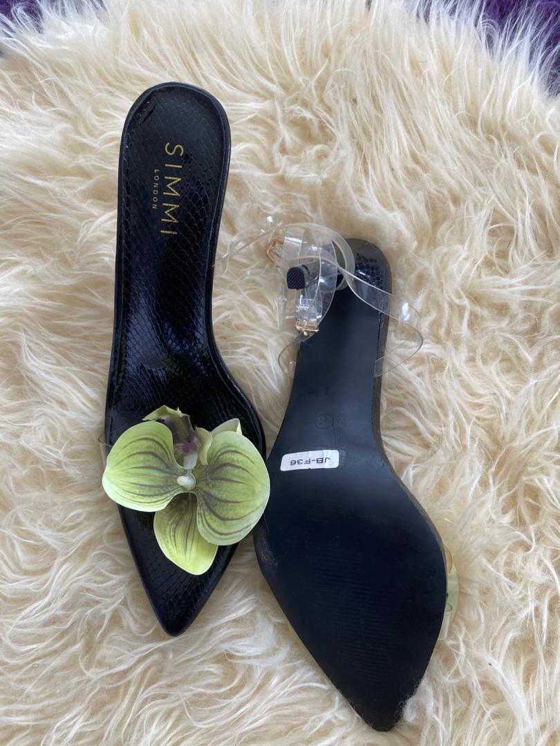 Simmi Orchid Pointed Heel Mules - Image 2