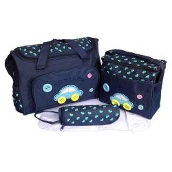 Mommy Bag with Handle Diaper Changing Pad Baby Bottle Kit Bag