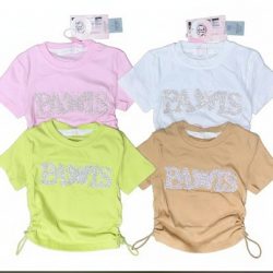 Sparkle & Style Kids' T-Shirts - "PARIS" Bling Collection
