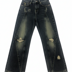 Urban Edge High-Rise Flared/Wide-Leg Denim