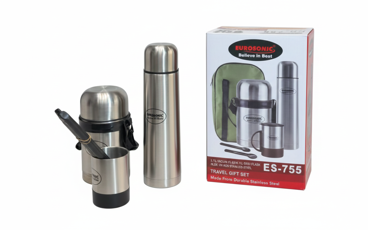 Eurosonic ES-755 Travel Flask Gift Set - Image 2