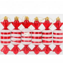 Festive Candy-Shaped Christmas Ornaments
