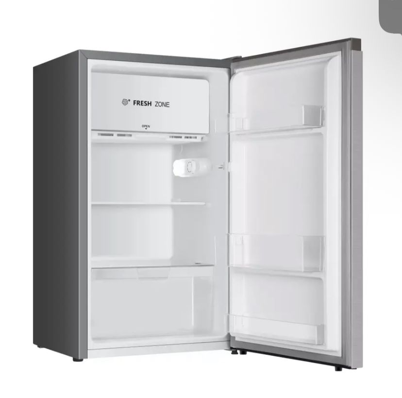 Hisense 90L Single Door Refrigerator – Silver - Image 2