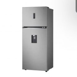 Hisense Top Freezer Refrigerator with Water Dispenser – Silver Finish