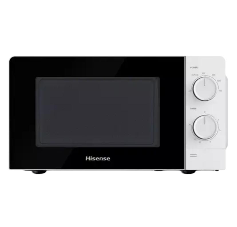 Hisense Manual Control Microwave Oven – Compact White & Black - Image 2