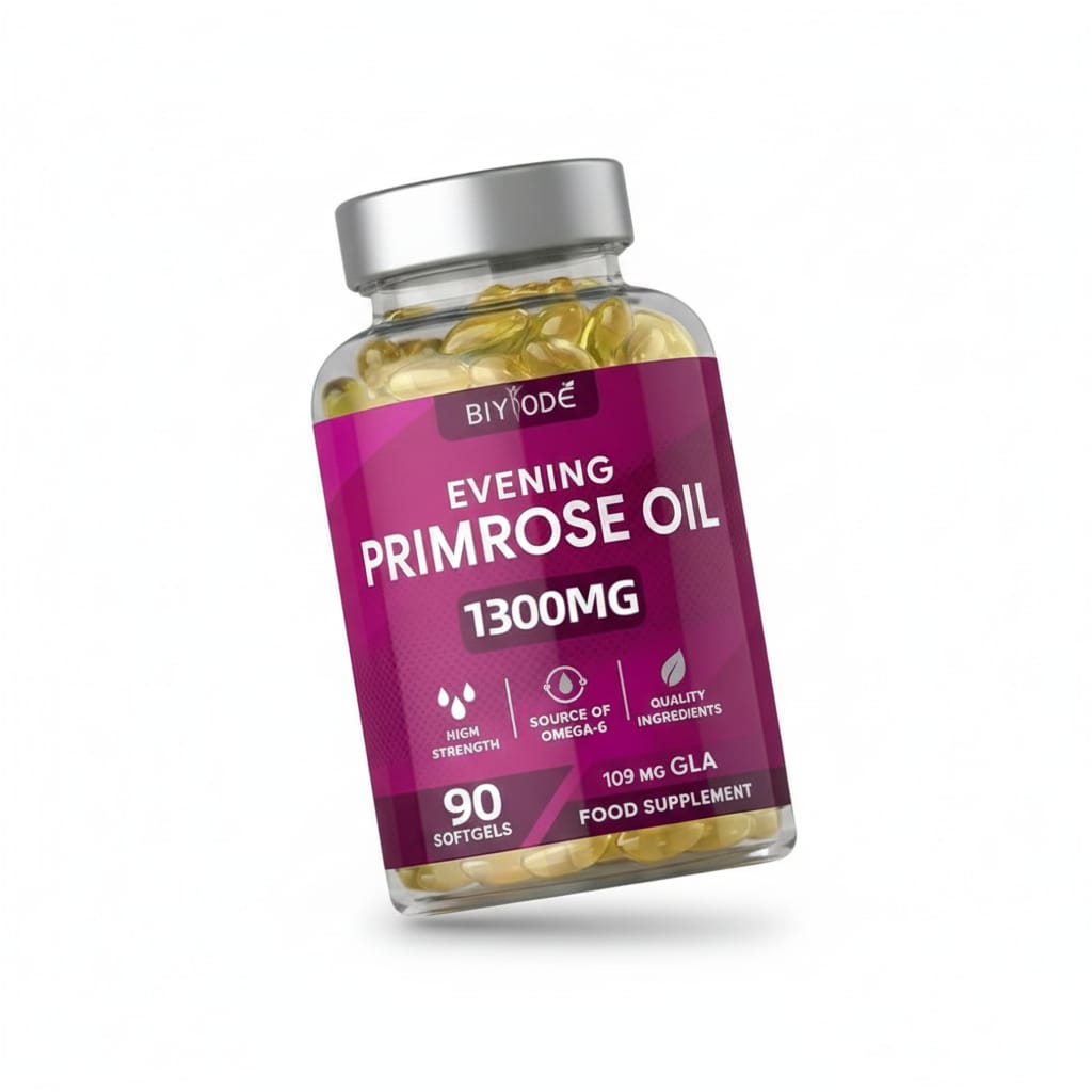 Evening Primrose Oil 1300mg Softgels – Women's Wellness Supplement (90 Capsules)