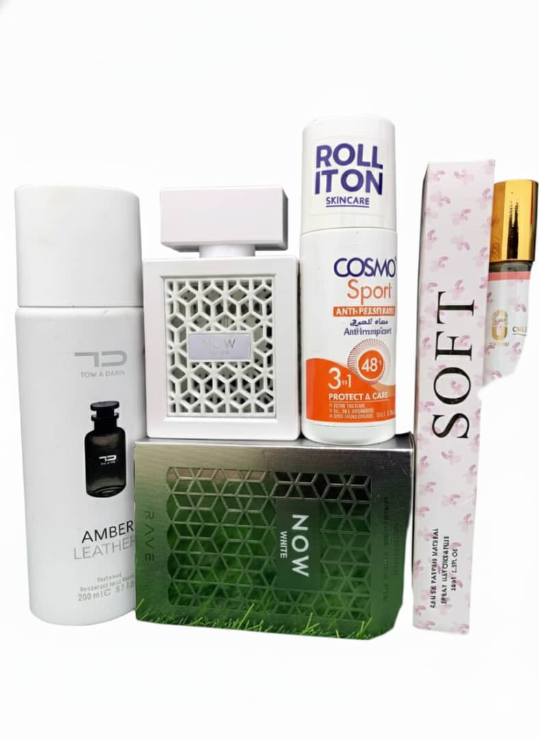 Premium 5-in-1 Fragrance & Body Care Combo Set