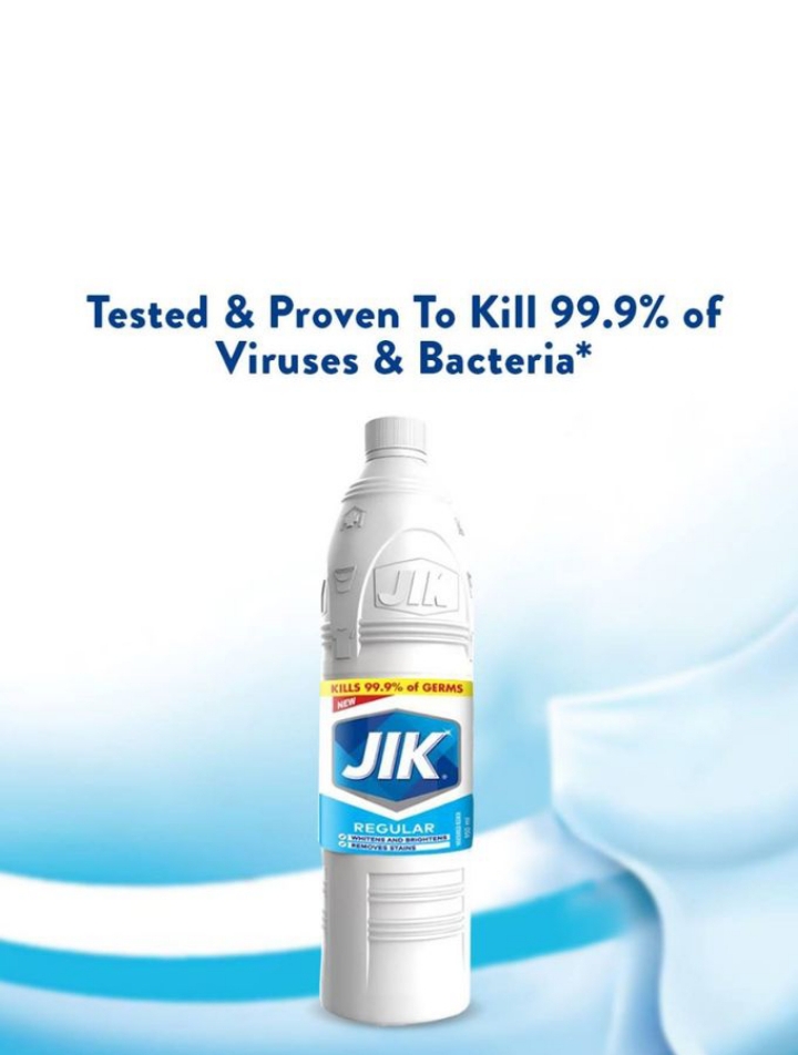 Jik Multipurpose Bleach - Perfumed Stain Remover & Germ Killer 950ml - Image 2