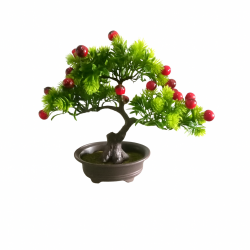 Mini Artificial Berry Bonsai Tree