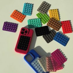 Phone Grip Silicone Phone Holder With Adhesive Hold-Mobile Phone Suction