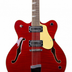 Eastwood Classic Semi-Hollow Electric Guitar (Cherry Red Finish)