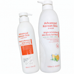 Advanced Korean Skin Bright & Glow Body Care Duo