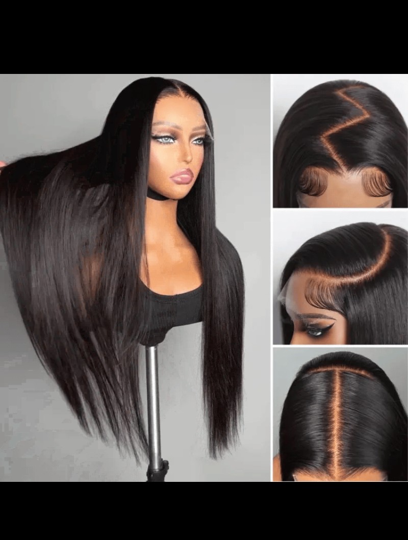 Premium Bone Straight Human Hair – 24 Inches (Natural Color) - Image 2