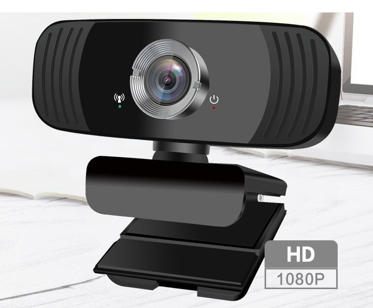 HD 1080P USB Webcam with Microphone – Live Streaming & Video Call Camera