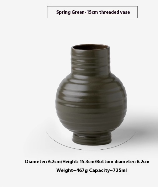 Big Belly Thread Hallway Study Ceramic Vase