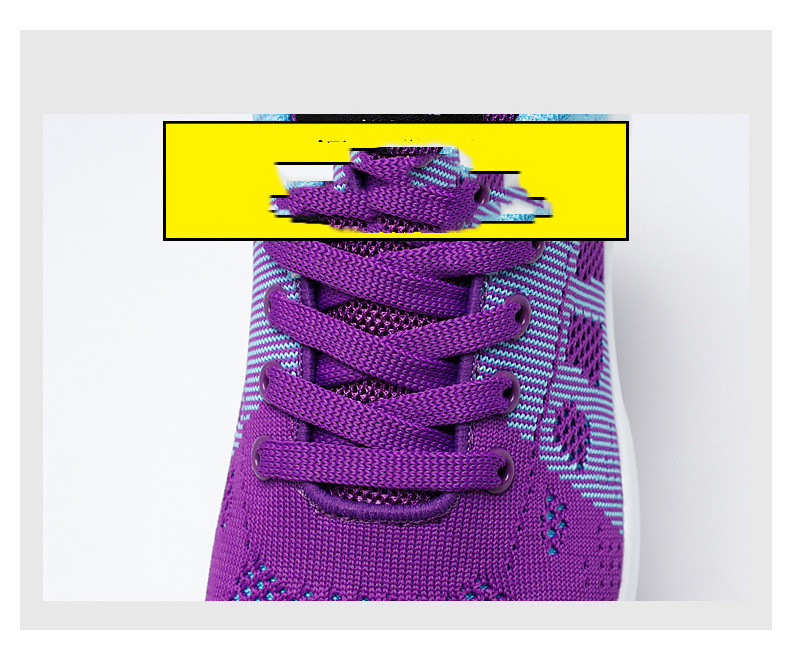 Casual Shoes Breathable Lightweight Mother Shoes Lace - up Cushioned Sneakers Women