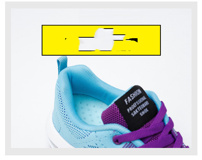 Casual Shoes Breathable Lightweight Mother Shoes Lace - up Cushioned Sneakers Women