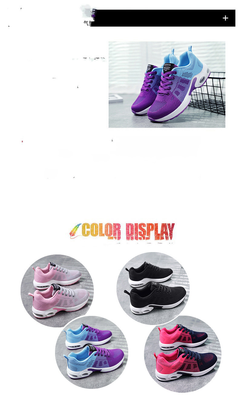 Casual Shoes Breathable Lightweight Mother Shoes Lace - up Cushioned Sneakers Women