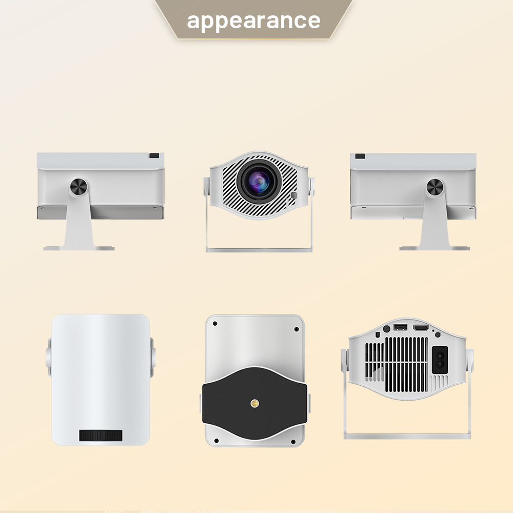 Household Barrel Portable HM400pro Projector