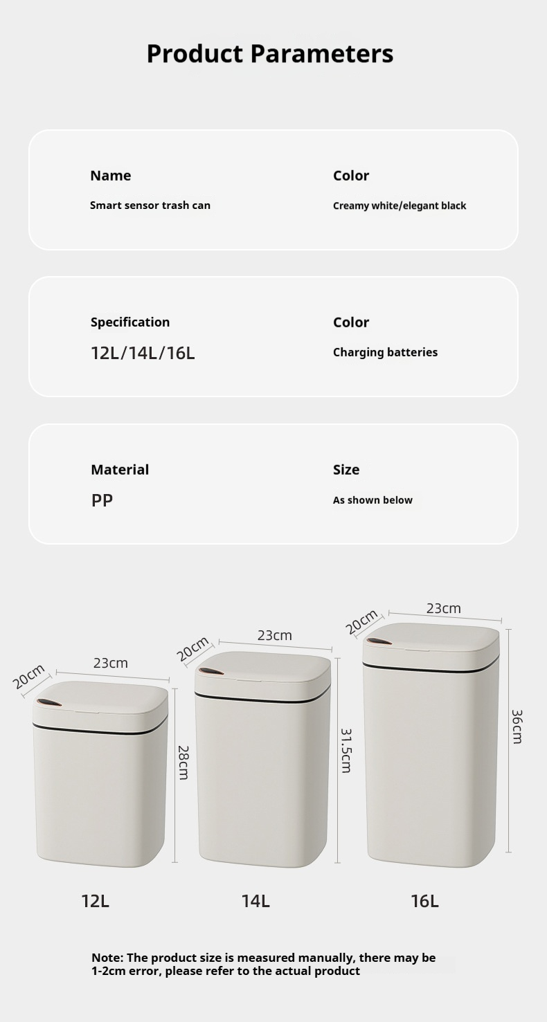 Intelligent Garbage Bin Fully Automatic Induction Opening Lid
