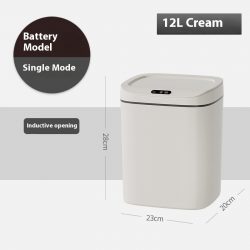 Smart Sensor Trash Can – Automatic Induction Garbage Bin with Lid
