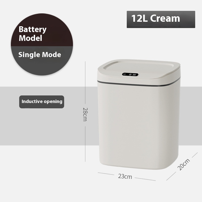 Smart Sensor Trash Can – Automatic Induction Garbage Bin with Lid