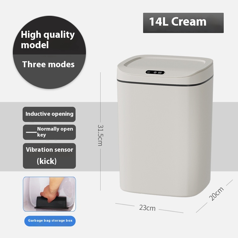 Smart Sensor Trash Can – Automatic Induction Garbage Bin with Lid - Image 3