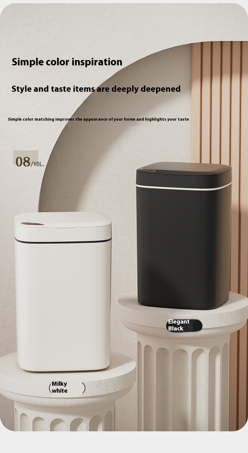 Smart Sensor Trash Can – Automatic Induction Garbage Bin with Lid - Image 4