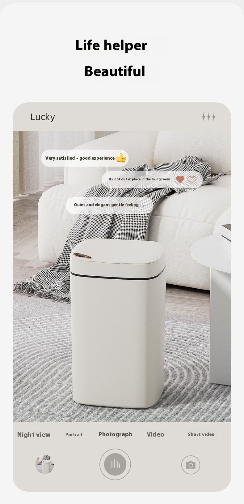 Smart Sensor Trash Can – Automatic Induction Garbage Bin with Lid - Image 6