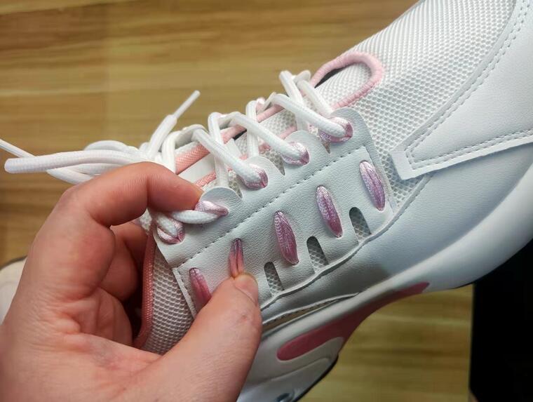 Lace Up Sneakers Women Wedge Heel Running Sports Shoes