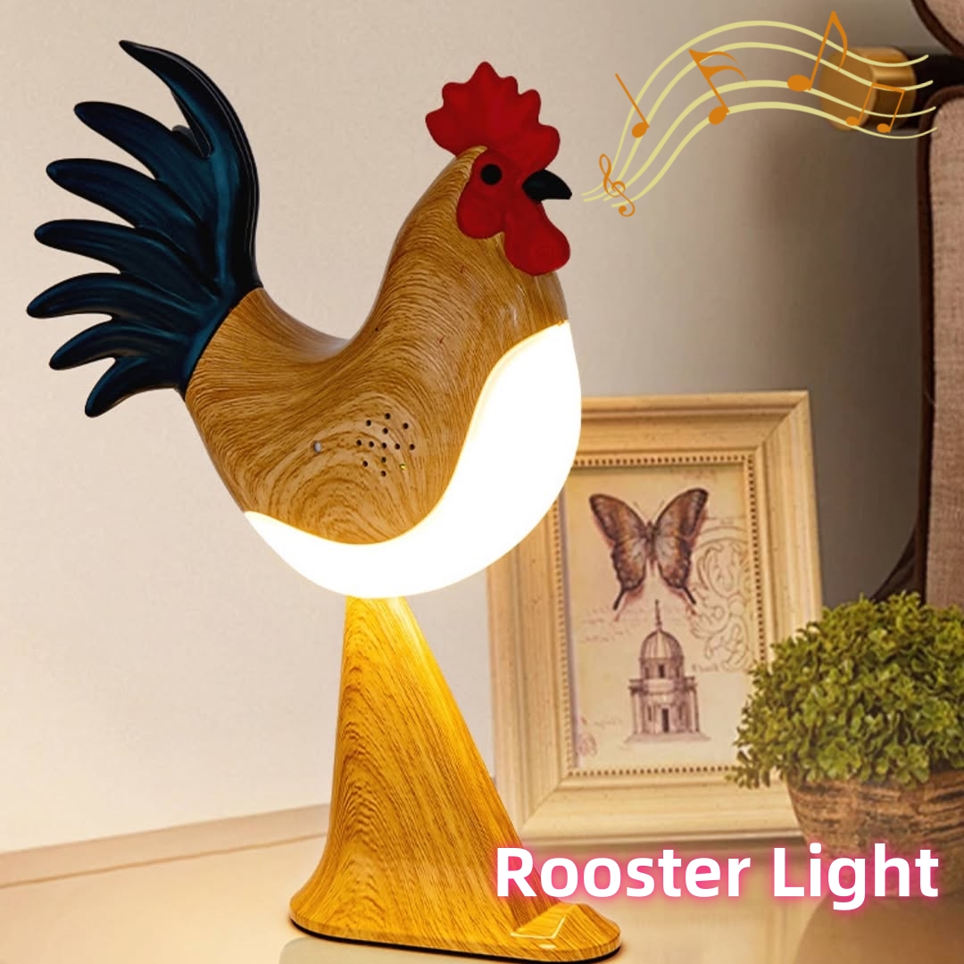 LED Rooster Night Light Touch Lamp - Image 6