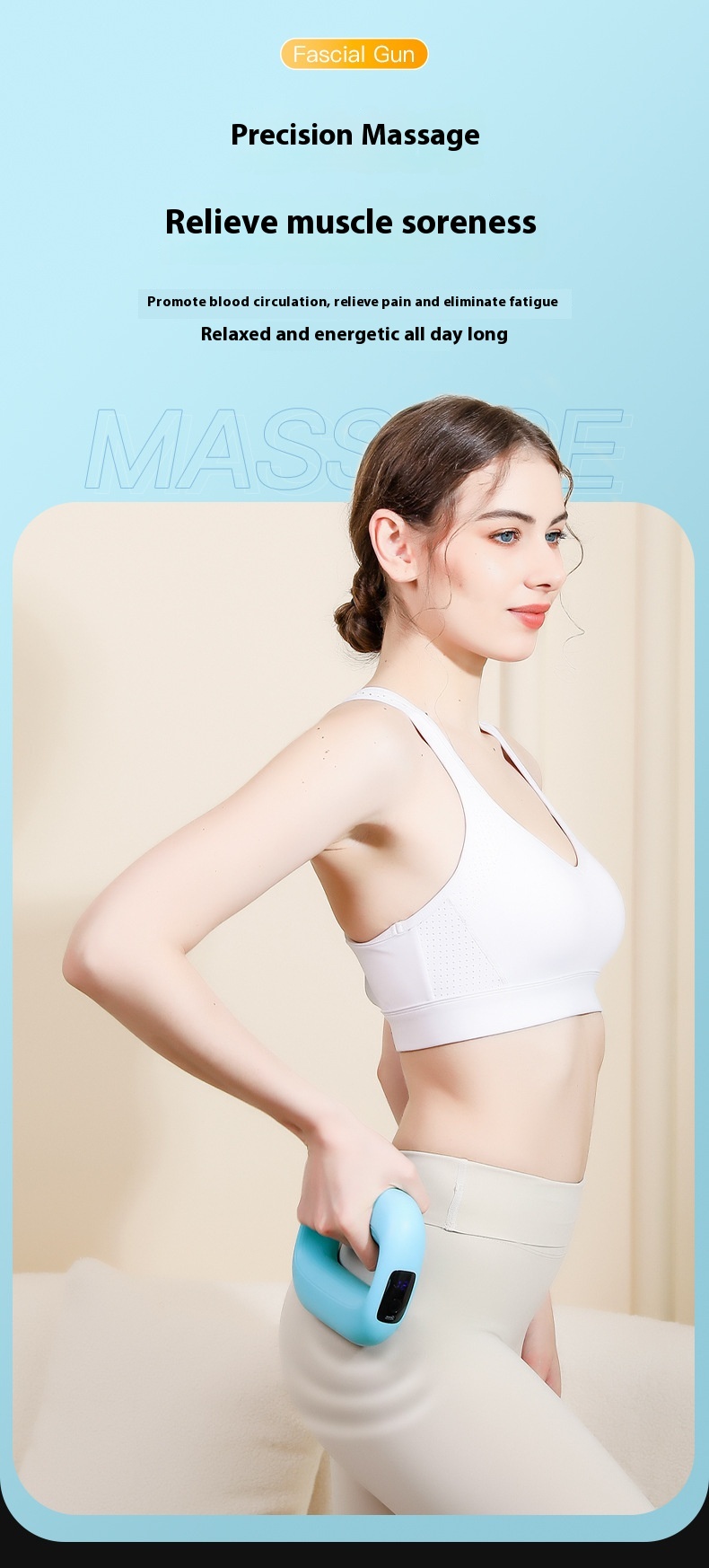 Mini Fitness Massage Gun Fat Burning Stretch Household Small Relaxation Muscle