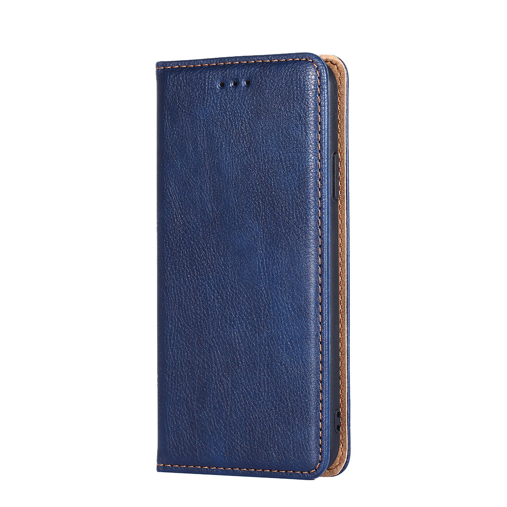 Samsung Magnetic Flip Leather Wallet Case with Card Slots and Stand - Image 3