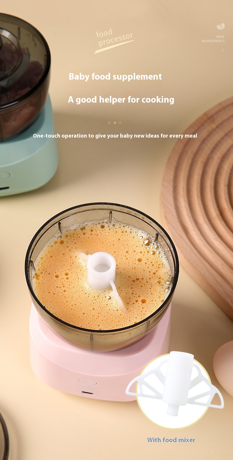 New Minced Meat Household Small Electric Multi - function Food Processor