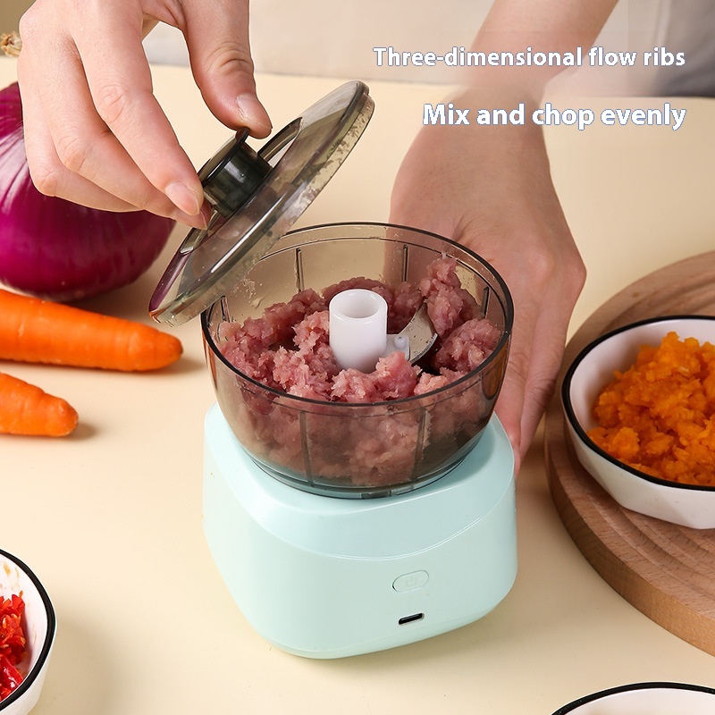Portable Electric Food Processor – Mini Multi-Function Chopper & Blender - Image 5